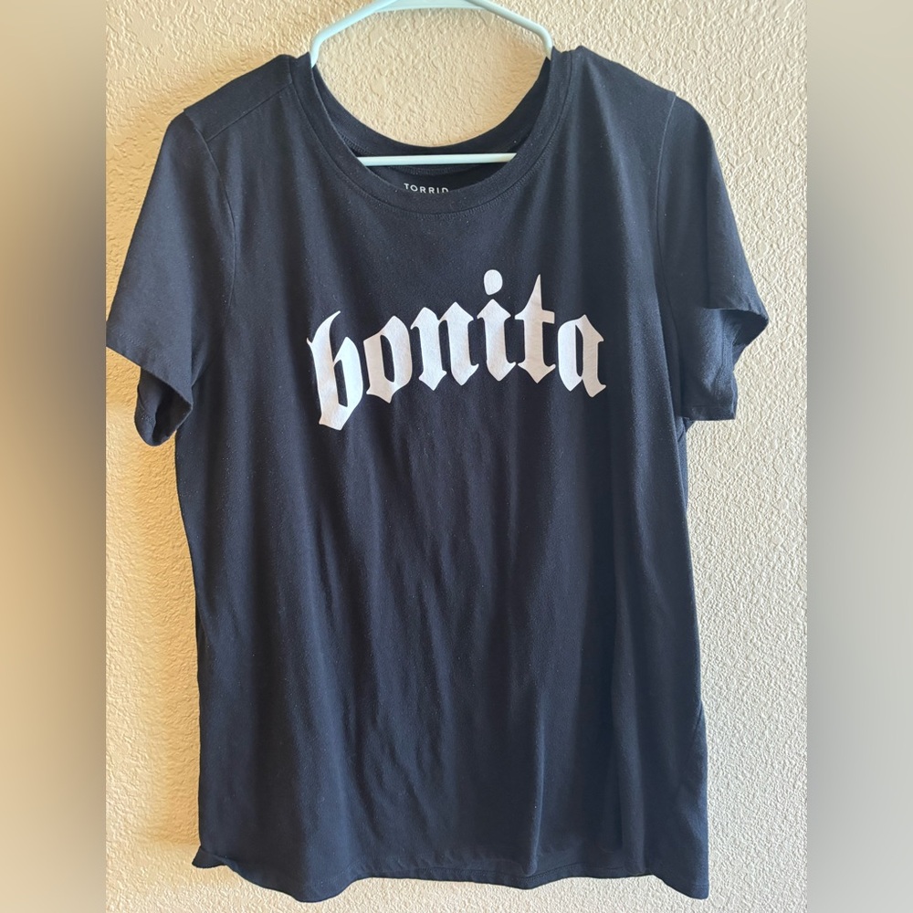 Torrid women’s black tee size 1